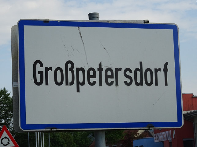Gropetersdorf, Ortstafel